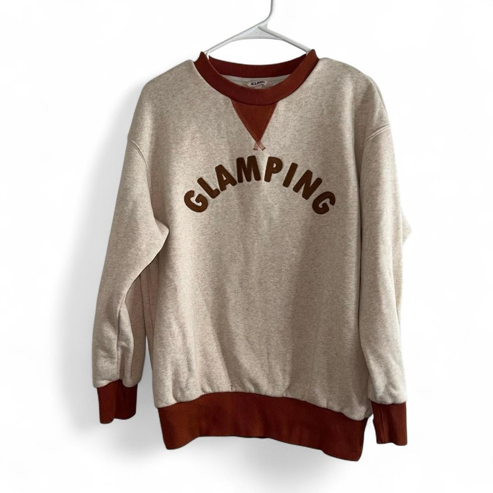 E. Land Glamping Sweatshirt 165/88A Womens Size M/L